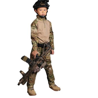 Tactical Uniform G3 Combat Uniform Pants and Shirts Suit for Kids MC (13 to 14Y)