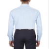 Van Heusen mens Regular Fit Pinpoint Stripe Dress Shirt, Periwinkle, 14.5 Neck 32 -33 Sleeve Small US view 3