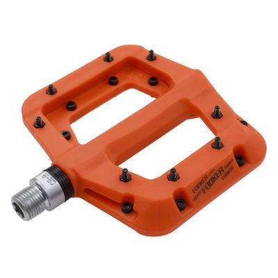 FOOKER MTB Pedals Mountain Bike Pedals 3 Bearing Non-Slip Lightweight Nylon Fiber Bicycle Platform Pedals for BMX MTB 9/16"