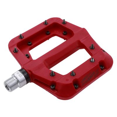 FOOKER MTB Pedals Mountain Bike Pedals 3 Bearing Non-Slip Lightweight Nylon Fiber Bicycle Platform Pedals for BMX MTB 9/16"
