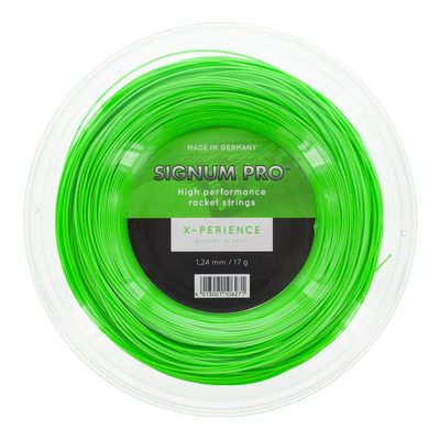 Signum Pro-Pro X-Perience Tennis String Reel 18g 1.18mm-(4013001106172) Green