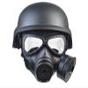 JFFCESTORE Airsoft Tactical Protective Mask M88 Helmet Full Face Eye Protection Skull CS Mask with Adjustable Strap One Size fits All for Airsoft BB Gun CS Game and Party (Black) view 1