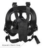 JFFCESTORE Airsoft Tactical Protective Mask M88 Helmet Full Face Eye Protection Skull CS Mask with Adjustable Strap One Size fits All for Airsoft BB Gun CS Game and Party (Black) view 4