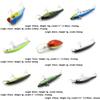 4044 Big One 9 Pieces Fishing Lures Crankbait Freshwater Saltwater Hard Baits Diving Topwater Floating Bass Lots 2349 view 2