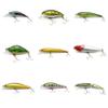 4044 Big One 9 Pieces Fishing Lures Crankbait Freshwater Saltwater Hard Baits Diving Topwater Floating Bass Lots 0365 view 1