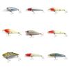 4044 Big One 9 Pieces Fishing Lures Crankbait Freshwater Saltwater Hard Baits Diving Topwater Floating Bass Lots 0678 view 1