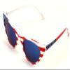 USA American Flag Female Slim Cateye Vintage Reading Sunglasses Women Teen (Ice Mirror) view 2