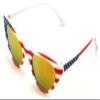 USA American Flag Female Slim Cateye Vintage Reading Sunglasses Women Teen (Fire Mirror) view 2