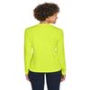Team 365 Ladies' Zone Performance Long-Sleeve T-Shirt L SAFETY YELLOW view 3
