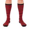 Adult/Child Striped Costume Knee Socks (Red) view 1