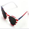 USA American Flag Female Slim Cateye Vintage Reading Sunglasses Women Teen (Black) view 2