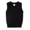 Amazon Essentials Boys' School Uniform Cotton V-Neck Sweater Vest, Black, XX-Large view 1