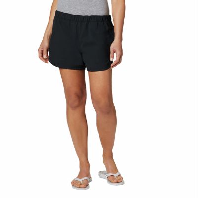 Columbia womens Tamiami Pull-on athletic shorts, Black, Large 4 Inseam US