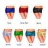 JEYKAY Lining Women's Glitter Sequin Shining Dance Mini Booty Shorts Golden view 2