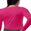 Sivvan Scrubs for Women - Long Sleeve Comfort Underscrub Tee 3-Pack - S85003 - Fuchsia - L view 3