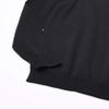Amazon Essentials Unisex Kids' School Uniform Cotton V-Neck Sweater, Black Heather, Small view 2