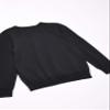 Amazon Essentials Unisex Kids' School Uniform Cotton V-Neck Sweater, Black Heather, Small view 4