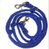 paracord barrel reins electric blue hand braided 6 to 8' view 2