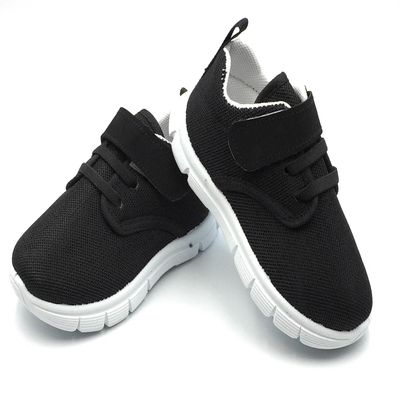 Bless Children Toddler Sneakers  Wide Toe Box Barefoot Shoes for Boys & Girls, Breathable Mesh, Lightweight Non-Slip Walking & Running Shoes,Black1203.Size 5