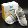 Bless Children Toddler Sneakers  Wide Toe Box Barefoot Shoes for Boys & Girls, Breathable Mesh, Lightweight Non-Slip Walking & Running Shoes,Grey1210.Size 4 view 4