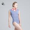 117141017 Quality Water Drop Dance Leotards Ballet Leotards for Women (Grey+Red, Large) view 2