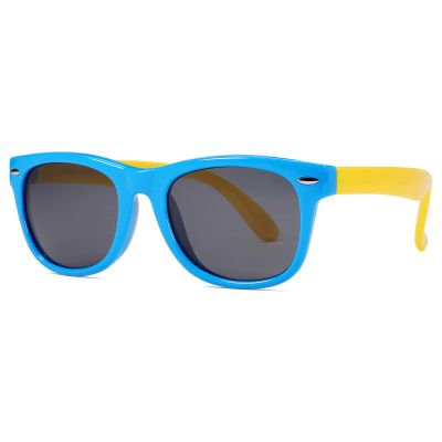 Pro Acme Kids Polarized Sunglasses, Flexible TPEE Frame Shades for Toddler Girls Boys, Ages 3-12 (F1 Black)
