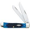 Case Cutlery - Taschenmesser - Geschlossene Lnge: 10.48 cm - Griff: Marineblau Knochen jigged - Trapper Blue Bone