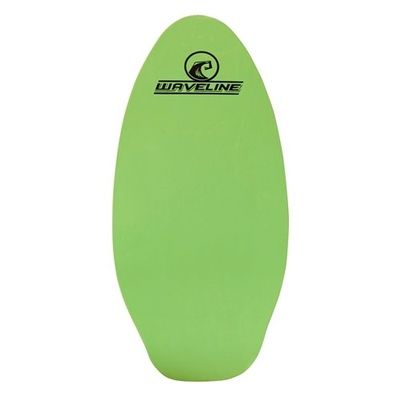 Waveline Neon Wooden Skimboard (Choose Size and Color) (Green, 41")