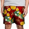 FOCO Men's Logo Floral Hawaiian Swim Suit Trunks, Team Color, Large view 1
