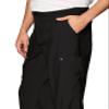 WonderWink W123 Mens Flat-Front Cargo Pant  Black, XS Short view 2