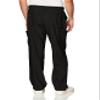 WonderWink W123 Mens Flat-Front Cargo Pant  Black, XS Short view 3