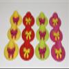 Lucore Hat and Bow Rubber Erasers - 12 pcs Colorful Women & Girls Sun Hat Shaped Miniature Puzzle Charms view 2