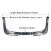 UPANBIKE Fixed Gear Bike Handlebar T800 Carbon Fiber 31.8mm*400mm/420mm/440mm Bullhorn Rest Bar TT Bar Glassy Black Matt Black (Glassy Black, 400mm*31.8mm) view 2