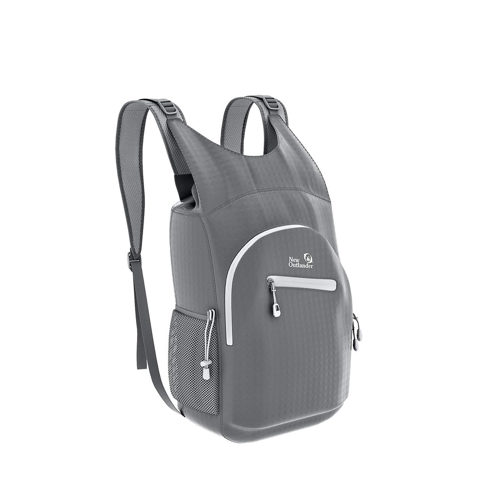 Outlander 100% Waterproof Hiking Backpack Lightweight Packable Travel Daypack(Grey)