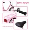 COEWSKE Kid's Bike Steel Frame Children Bicycle 14-16 Inch with Training Wheel(16" Pink) view 3