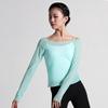 117120106 Mesh Top Ballet Warm Ups Ballet Tops (Green) view 2
