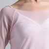 117120106 Mesh Top Ballet Warm Ups Ballet Tops (Pink) view 4