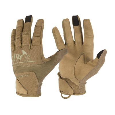 Helikon-Tex Range Line, Range Tactical Gloves, Coyote Brown/Adaptive Green, 2X Large/Regular