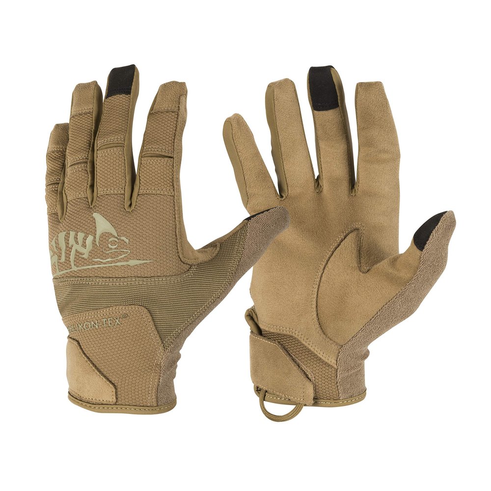 Helikon-Tex Range Line, Range Tactical Gloves, Coyote Brown/Adaptive Green, 2X Large/Regular