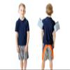 Otter Wings Kids Floaties (Water Wings) / UPF Swim Shirt Combo Swim Aid (Navy Blue, 2-4yrs) view 3