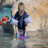 Otter Wings Kids Floaties (Water Wings) / UPF Swim Shirt Combo Swim Aid (Navy Blue, 2-4yrs) view 4