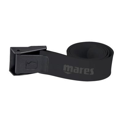 Mares Elastic Belt with Quick-Release Nylon Buckle 425812 - Scuba Diving Gear 140cm Long Adjustable Dive Belt, Black