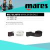 Mares Elastic Belt with Quick-Release Nylon Buckle 425812 - Scuba Diving Gear 140cm Long Adjustable Dive Belt, Black view 4