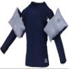 Otter Wings Kids Floaties (Water Wings) / UPF Swim Shirt Combo Swim Aid - Long Sleeve (Navy Blue, 2-4yrs) view 1