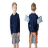 Otter Wings Kids Floaties (Water Wings) / UPF Swim Shirt Combo Swim Aid - Long Sleeve (Navy Blue, 2-4yrs) view 3