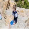 Otter Wings Kids Floaties (Water Wings) / UPF Swim Shirt Combo Swim Aid - Long Sleeve (Navy Blue, 2-4yrs) view 4