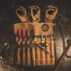 Gun Cleaning Brushes and Picks with Waxed Canvas Tool Roll view 1