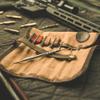 Gun Cleaning Brushes and Picks with Waxed Canvas Tool Roll view 2