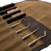 Gun Cleaning Brushes and Picks with Waxed Canvas Tool Roll view 4