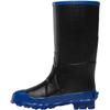 LaCrosse Lil Grange 9" Kids Boots, Non-Insulated Waterproof Boots, Durable Outdoor Footwear for Boys & Girls, Black/Blue - 6Y view 2